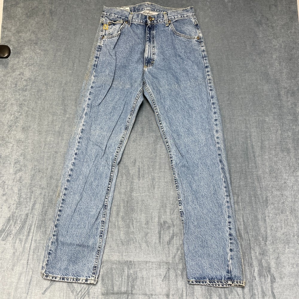 Vintage Lee Dungarees Original Straight Leg Jeans Mens 30x33 Blue Denim Mid Rise